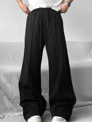 Figure Flattering Drooping Straight Leg Sweatpants