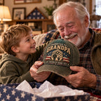 🇺🇸 Forever Our Hero – Veteran & Grandpa Tribute Cap | 2 Meaningful Designs