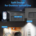 172 LED Solar Wall Light, 5m Cable