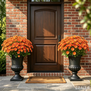 🌼Artificial Outdoor Sunset Mums Flowers - UV resistant, Waterproof, Windproof