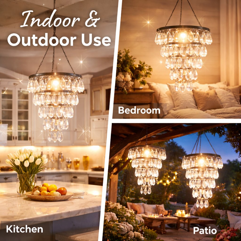 💎 Crystal Pendant Light 🔥