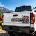 Veteran Grandpa 3D Patriotic Car Emblem – “Promoted to Grandpa, My Favorite Rank Yet”