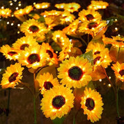 Solar Sunflower Lawn Lamp