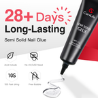 15g Semi solid glue New Upgrade Super Strong Quick drying without cure nail glue