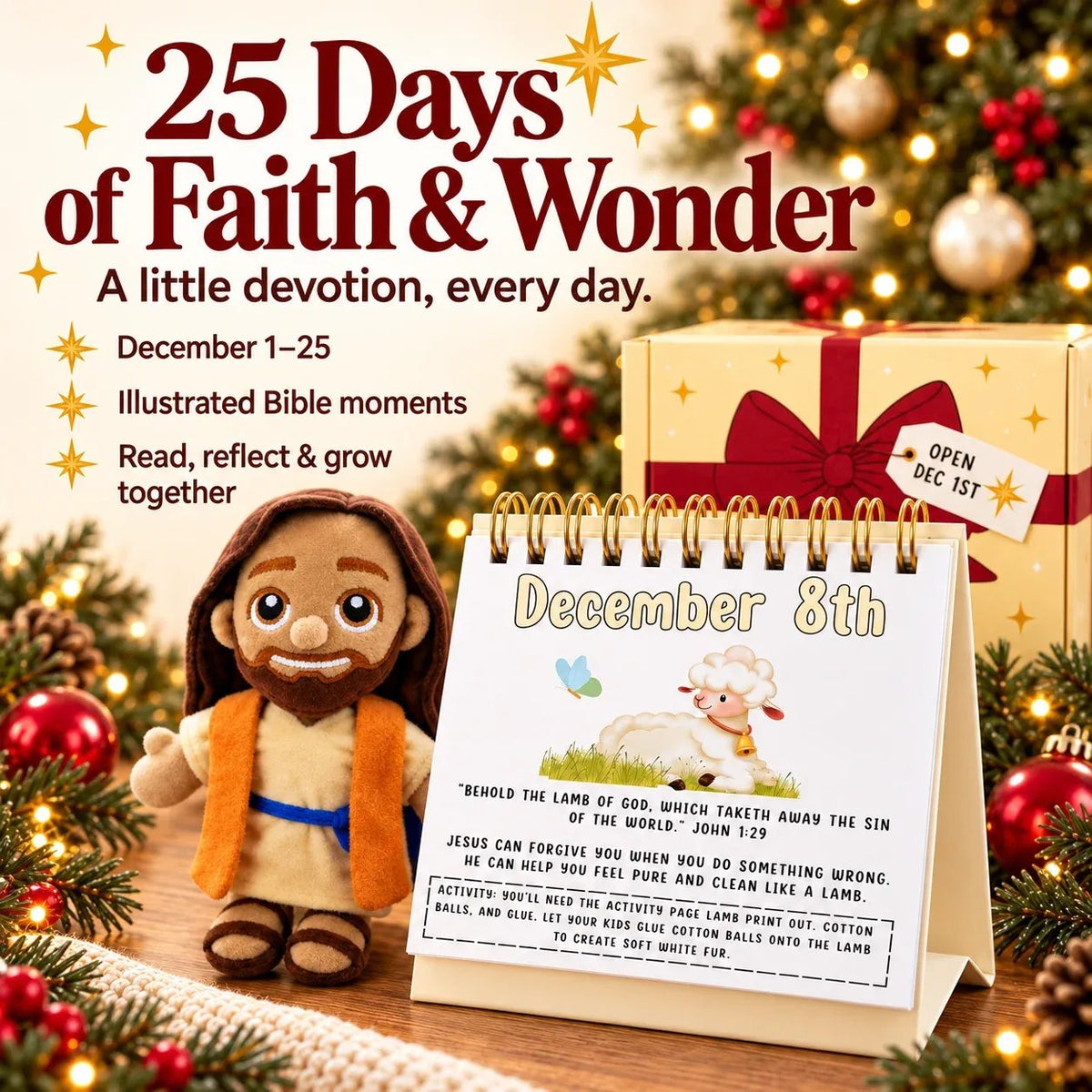 🔥HOT SALE 49% OFF - ✝️Searching for Jesus Advent Set | A Faith-Filled Christmas Countdown🎁