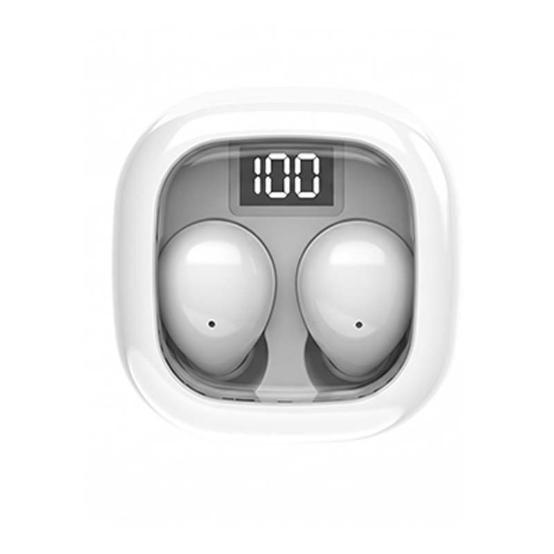 Crystal-Series Wireless Mini Headphones with LED Display