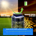 1 Pack Mandala Solar Wall Lights, IP65 Waterproof Outdoor Decorative Lights for Garden, Fence, Patio, Holiday Decoration