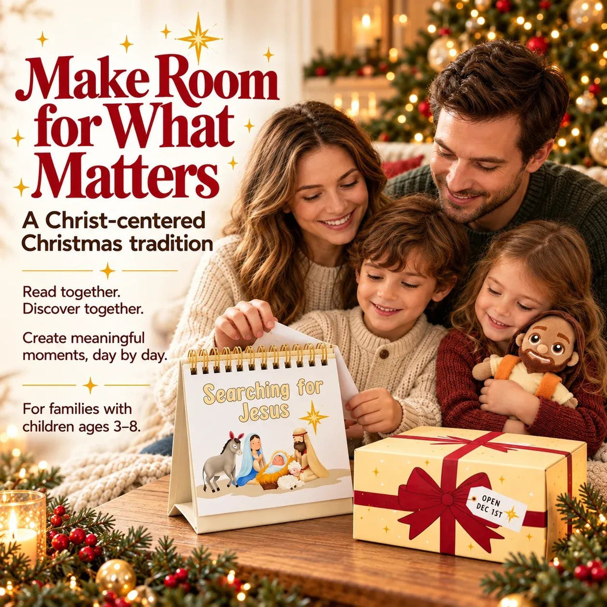🔥HOT SALE 49% OFF - ✝️Searching for Jesus Advent Set | A Faith-Filled Christmas Countdown🎁