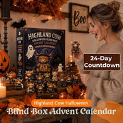 2026 Highland Cow Halloween Countdown Calendar