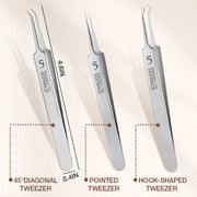 Professional Beauty Salon Tweezers | 2026 New Year Launch 50% OFF | Precision Slant & Pointed Tips for Brows & Lashes | Essential for Makeup Artists & Home Kits 🎆✨