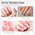 15g Semi solid glue New Upgrade Super Strong Quick drying without cure nail glue