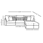Mckenzie 模块沙发 + 搁脚凳 R