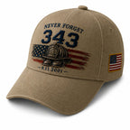 🧢Never Forget 343 Memorial Cap 🎁 Buy the Cap Get the Matching Tribute Coin FREE
