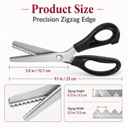 ✂️不锈钢锯齿剪刀 - DIY手工的完美选择