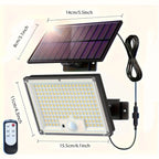 172 LED Solar Wall Light, 5m Cable