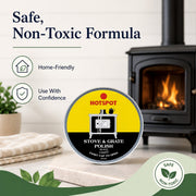 🔥Last Day 50% OFF - 🧼Hotspot Black Stove & Grate Polish – Cast Iron Restorer for Wood Stoves, Fireplaces & Grates