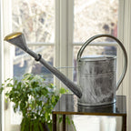 2-Gallon Oval Watering Can With Brass Rose