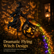 💥 最后一天五折优惠✨——🧙‍♀️✨ 万圣节女巫坩埚灯 – 魔法之夜的幽灵园林灯饰 🎃🕯️