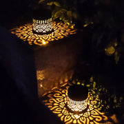 4 Pack Mandala Solar Wall Lights, IP65 Waterproof Outdoor Decorative Lights for Garden, Fence, Patio, Holiday Decoration