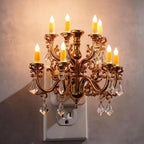 Night Lights Plug into Wall, Chandelier Night Light Dusk to Dawn