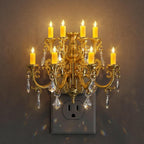 Night Lights Plug into Wall, Chandelier Night Light Dusk to Dawn