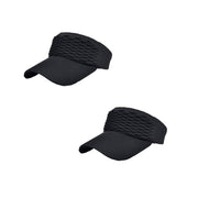 🌓Last Day 49% OFF-2-Pack Women's High Ponytail Sun Visor Hats