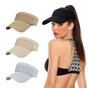 🌓Last Day 49% OFF-2-Pack Women's High Ponytail Sun Visor Hats