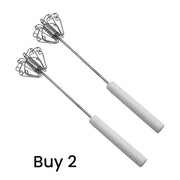 Stainless Steel Semi-Automatic Hand Egg Beater