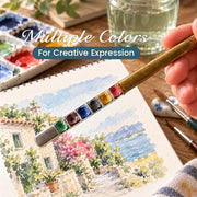 🎨 Portable Watercolour Paintbrush and Colours Set – All-in-One Design to Carry Inspiration Everywhere