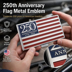 🔥★250th Anniversary Metal Flag Emblem★