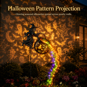 💥 最后一天五折优惠✨——🧙‍♀️✨ 万圣节女巫坩埚灯 – 魔法之夜的幽灵园林灯饰 🎃🕯️