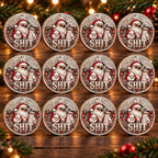 🎅🪙 Santa’s Last Gift – Solid Silver Adult Humor Christmas Collectible Coin