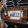 🎄 圣诞车牌框 – 为您的每一次出行增添节日气氛 🚗✨