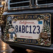 🎄 Christmas License Plate Frame – Festive Style for Every Ride 🚗✨