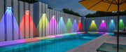4 Pcs Dual-Head Solar Wall Lights with 9 Color Modes, IP65 Waterproof Outdoor Lights