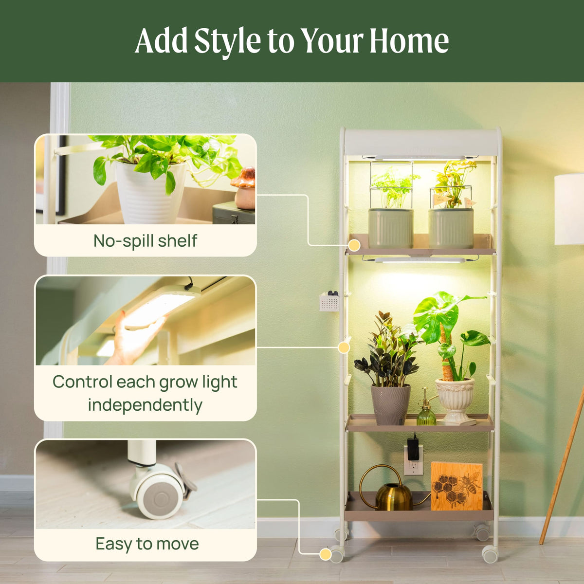 4 Tier Grow Light Garden