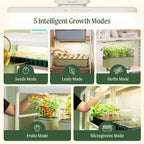 4 Tier Grow Light Garden with Storage