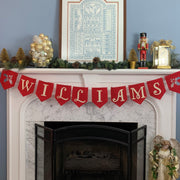 Personalized Holiday Felt Garland