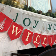 Personalized Holiday Felt Garland
