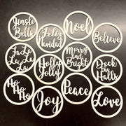 Circle Christmas Ornaments