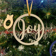 Circle Christmas Ornaments