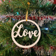 Circle Christmas Ornaments
