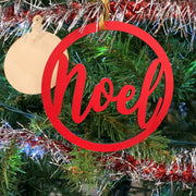 Circle Christmas Ornaments