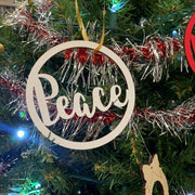 Circle Christmas Ornaments