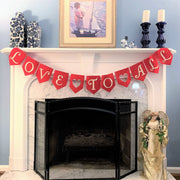 Valentines Felt Garland