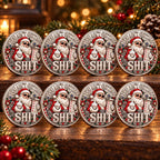 🎅🪙 Santa’s Last Gift – Solid Silver Adult Humor Christmas Collectible Coin