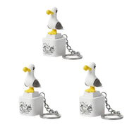 Seagull "MINE!" Sound Button Keychain