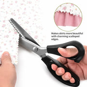 ✂️不锈钢锯齿剪刀 - DIY手工的完美选择