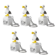 Seagull "MINE!" Sound Button Keychain