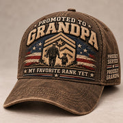 🇺🇸 Forever Our Hero – Veteran & Grandpa Tribute Cap | 2 Meaningful Designs
